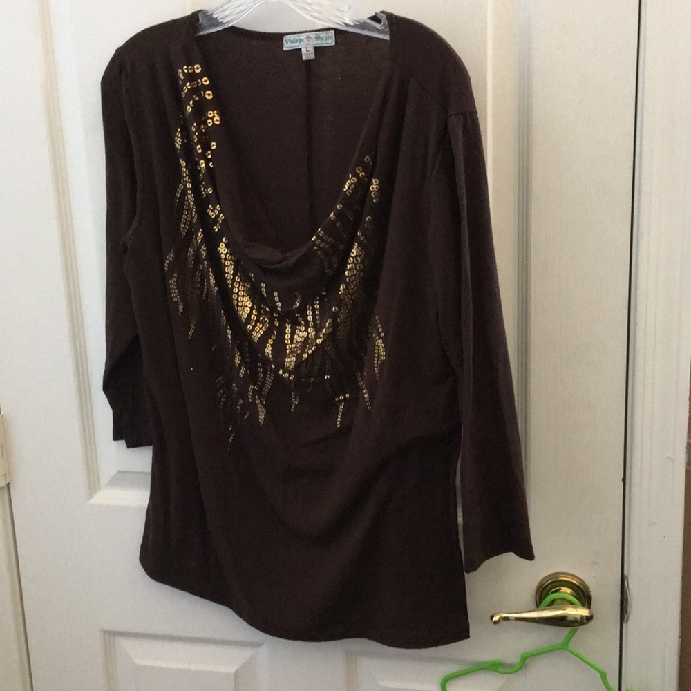 FINAL MARKDOWN Ladies vintage suzie top large
